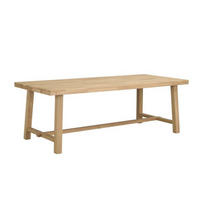 MATBORD i trä 220/95/76 cm   - ekfärgad, Klassisk, trä (220/95/76cm) - Rowico