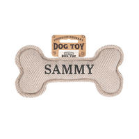 HUNDESPIELZEUG - Creme, Trend, Textil (20/4/10cm)