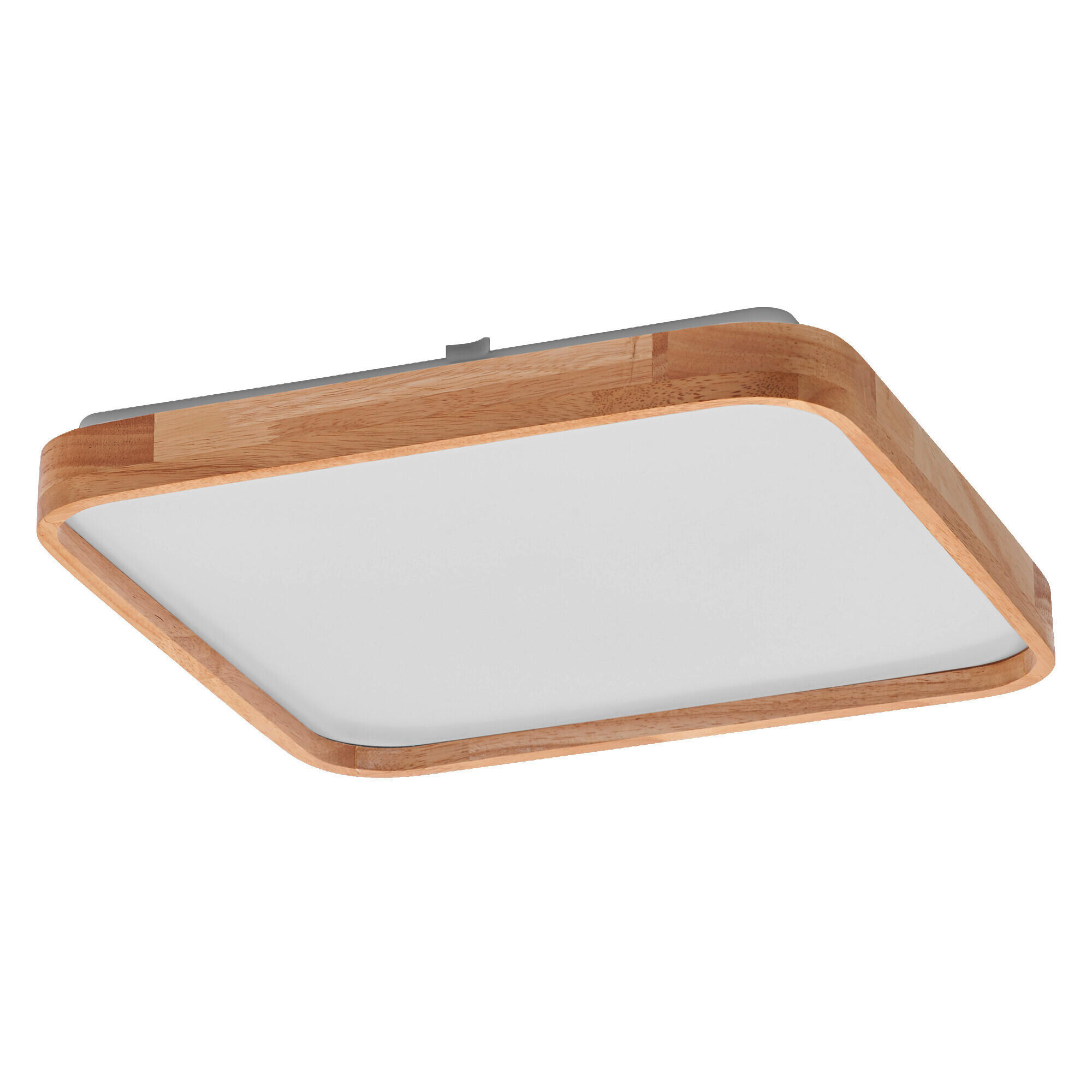 LED-DECKENLEUCHTE 39,5/39,5/6 cm   - Hellbraun/Weiß, Natur, Metall (39,5/39,5/6cm) - Ledvance