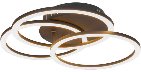 LED-DECKENLEUCHTE 40/36/10 cm - Anthrazit, Trend, Metall (40/36/10cm) - Novel