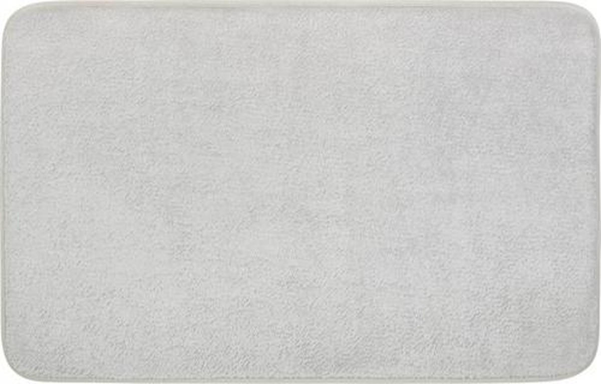 KOUPELNOVÁ PŘEDLOŽKA, 45/70 cm - barvy stříbra, Basics, textil (45/70cm) - Boxxx