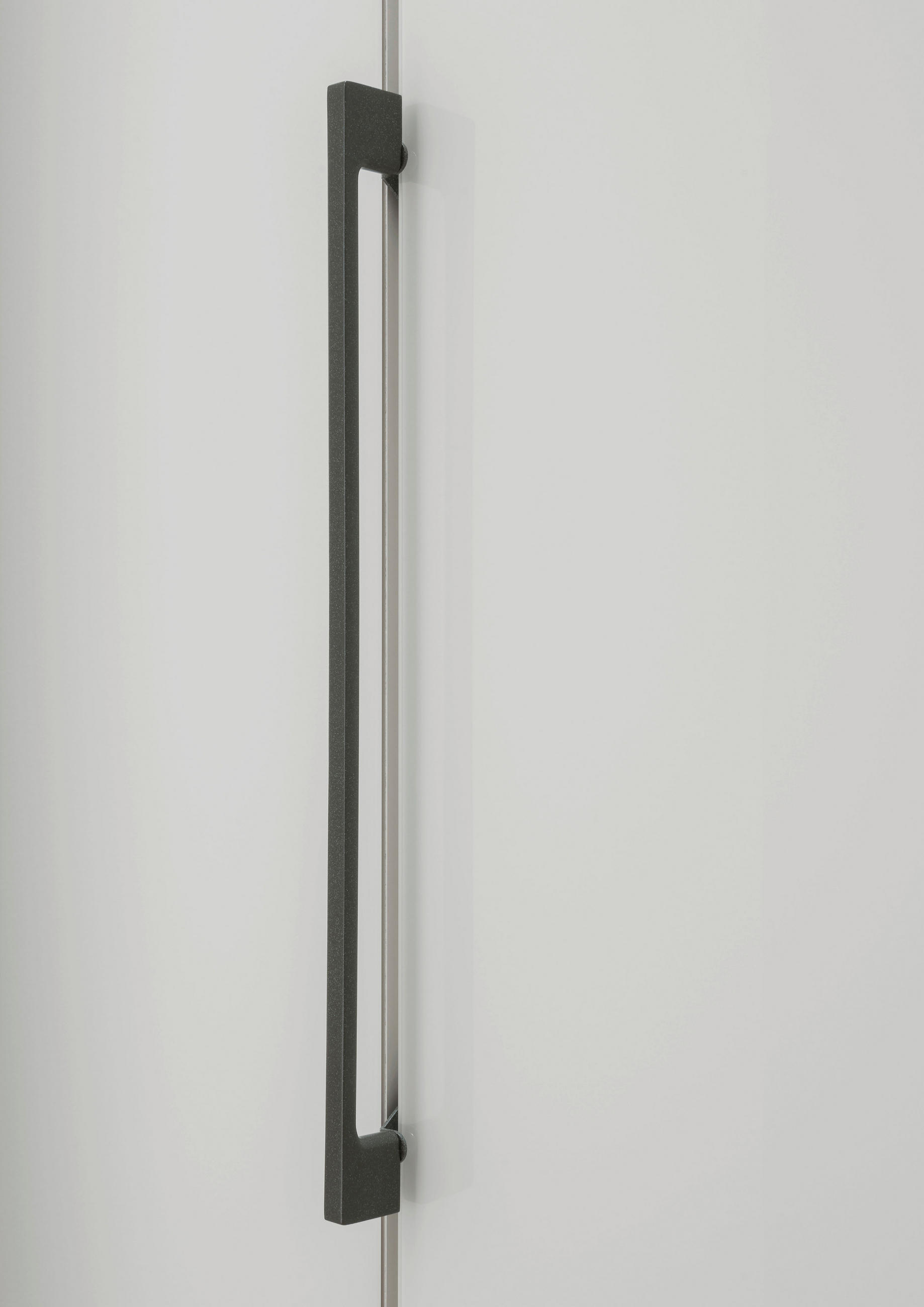 DREHTÜRENSCHRANK  in Weiß, Eiche Bianco  - Schieferfarben/Eiche Bianco, KONVENTIONELL, Glas/Holzwerkstoff (300/216/58cm) - Dieter Knoll