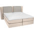 BOXSPRINGBETT in Beige, Grau - Beige/Alufarben, KONVENTIONELL, Kunststoff/Textil (180/200/cm) - Bentley BOXSPRINGBETT in Beige, Grau - Beige/Alufarben, KONVENTIONELL, Kunststoff/Textil (180/200/cm) - Bentley