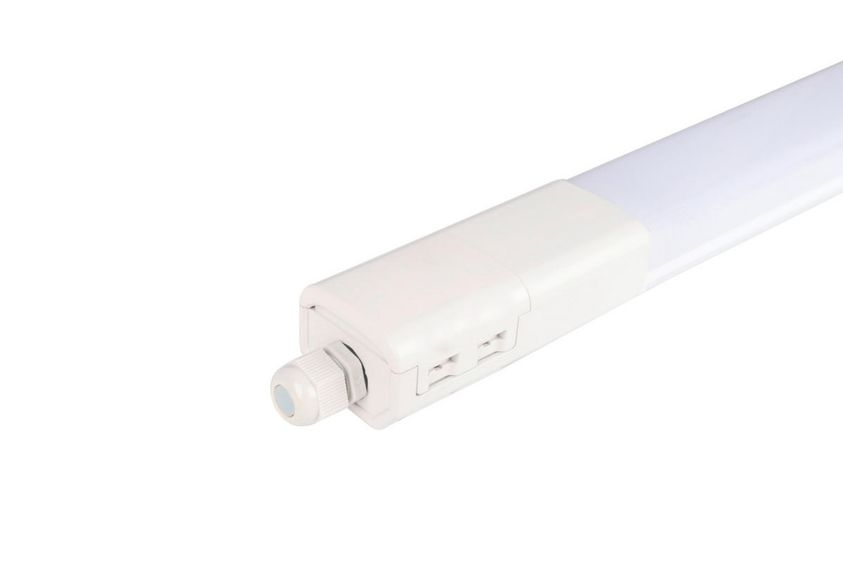 LED-DECKENLEUCHTE plus 110,3/5,2/4,1 cm   - Weiß, Basics, Kunststoff (110,3/5,2/4,1cm)