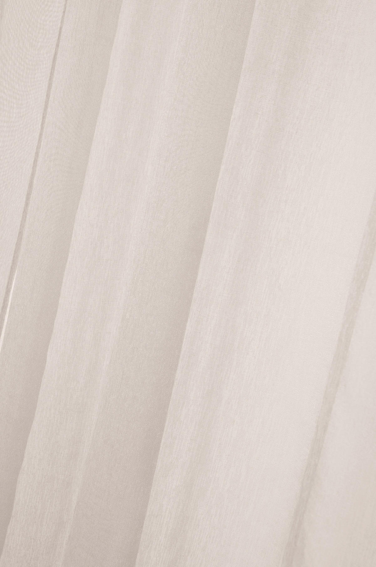 ZAVESA Z OBROČKI     - bež, Basics, tekstil (135/260cm)