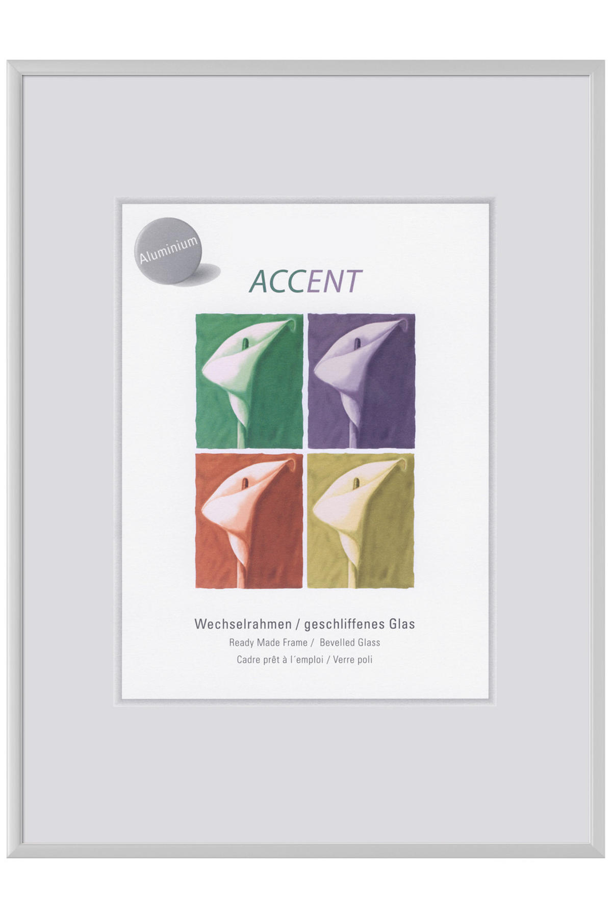 BILDERRAHMEN 18/24 cm  - Silberfarben, Basics, Metall (18/24cm) - Nielsen