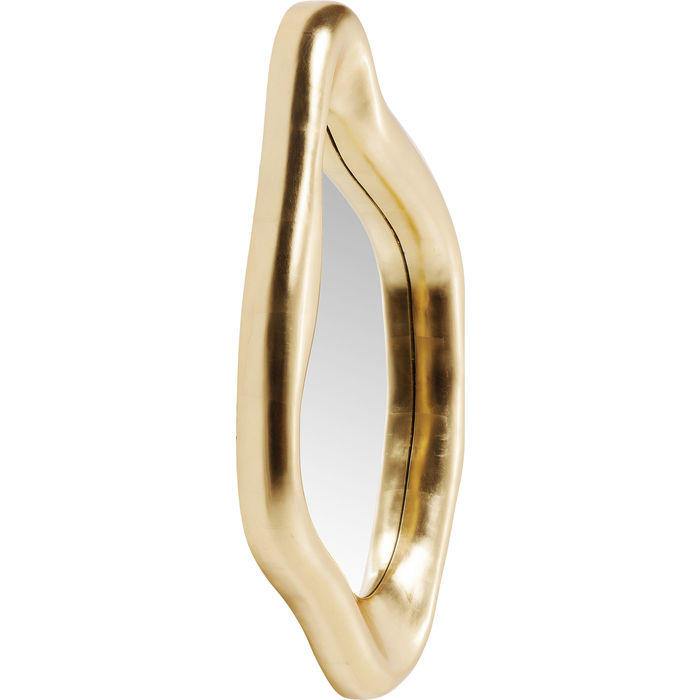 WANDSPIEGEL 76/119/9 cm    in organisch  - Goldfarben, Design, Glas/Kunststoff (76/119/9cm) - Kare-Design