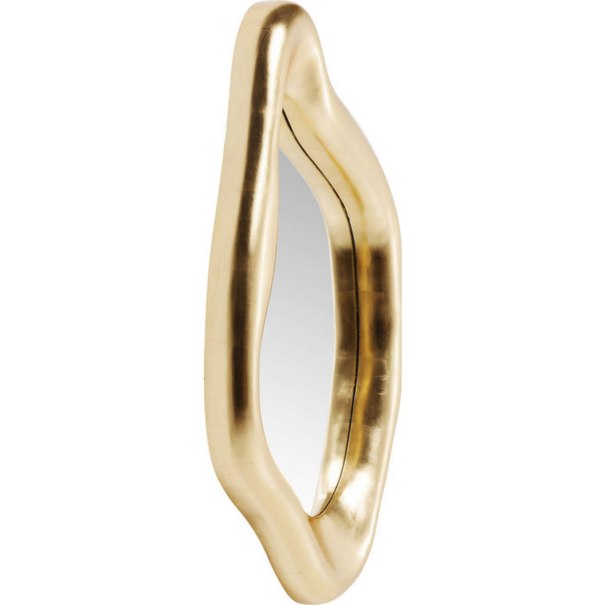 WANDSPIEGEL 76/119/9 cm    in organisch  - Goldfarben, Design, Glas/Kunststoff (76/119/9cm) - Kare-Design