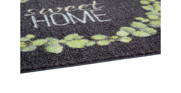 FUßMATTE 50/70 cm - Schwarz/Grün, Design, Textil (50/70cm) - Esposa
