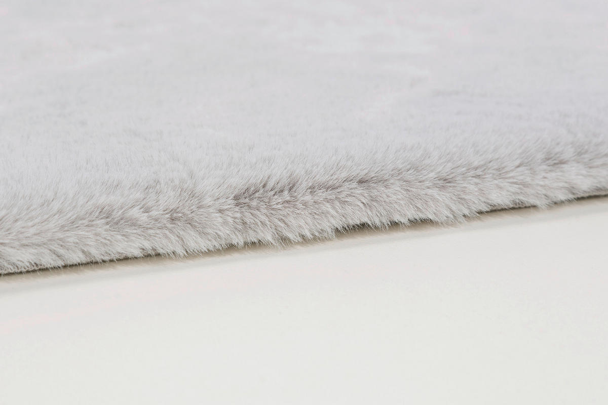BADTEPPICH Silberfarben 67/110 cm  - Silberfarben, Basics, Textil (67/110cm) - Schöner Wohnen