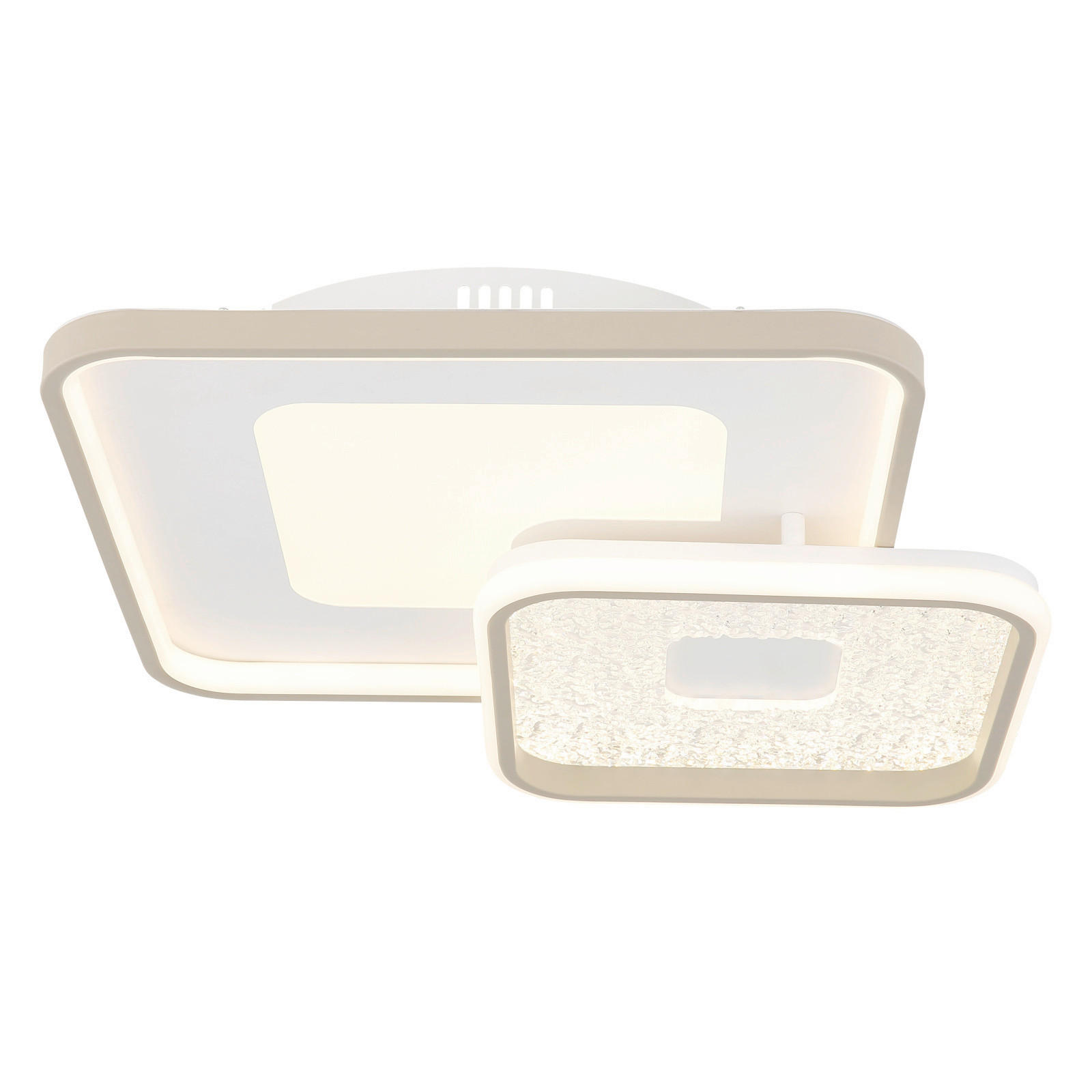 Plafonieră Cu Led    50/50/9 cm  - alb/nisipiu, Basics, plastic/metal (50/50/9cm)