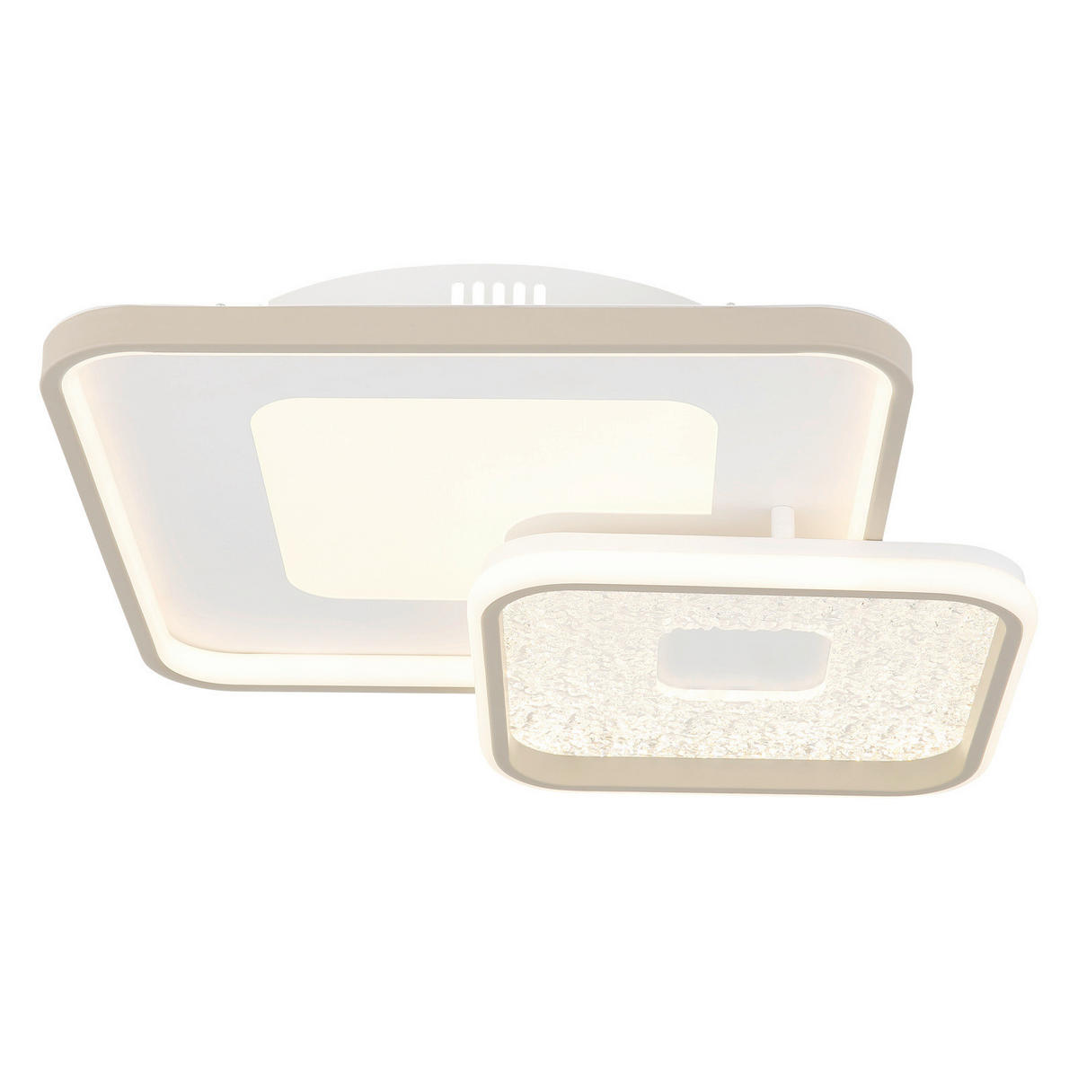 Plafonieră Cu Led    50/50/9 cm  - alb/nisipiu, Basics, plastic/metal (50/50/9cm)