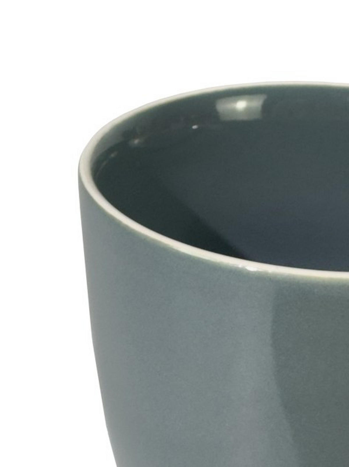 KAFFEEBECHERSET Bastia azzurro 4-teilig  - Blau, Trend, Keramik - Novel