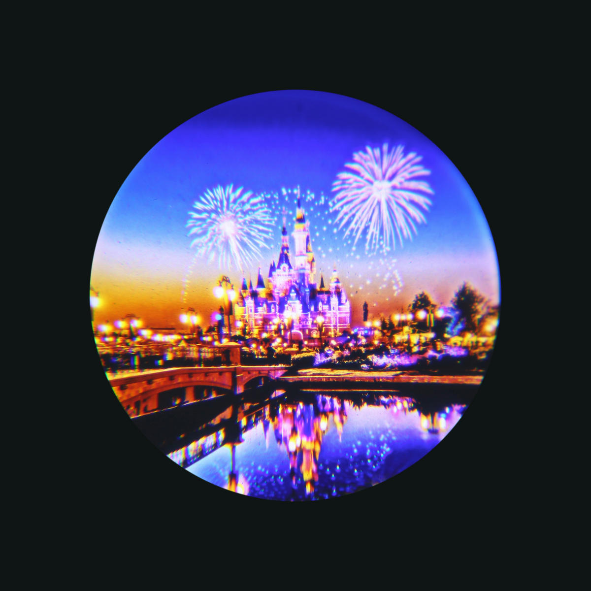 LED-DEKOLEUCHTE 9,5/7/18,5 cm   - Blau/Rot, Trend, Kunststoff (9,5/7/18,5cm) - Globo