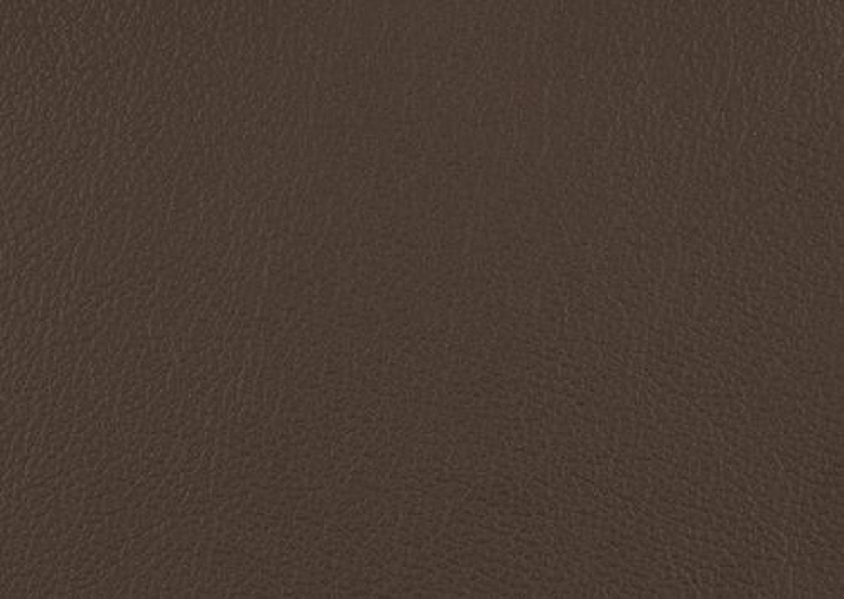 WOHNLANDSCHAFT in Echtleder Dunkelbraun  - Dunkelbraun/Alufarben, Design, Leder/Metall (233/339/165cm) - Beldomo Premium