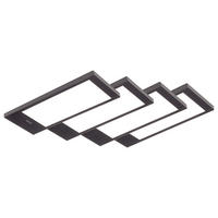 UNTERBAULEUCHTEN-SET - Schwarz, Kunststoff (7,6/18/0,8cm) - HKT