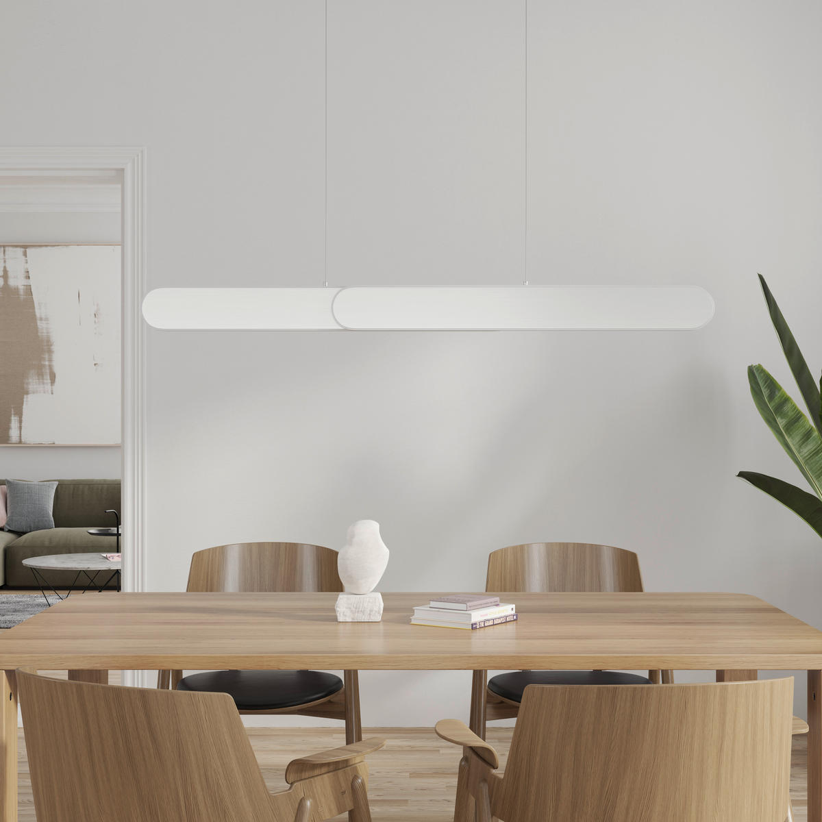LED-HÄNGELEUCHTE Otis Linear 115/7,5/150 cm   - Silberfarben, Design, Metall (115/7,5/150cm) - Dieter Knoll