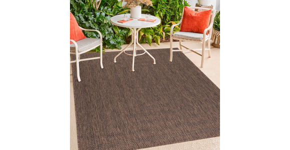 In- und Outdoorteppich 120/170 cm Zagora  - Braun/Grau, Basics, Textil (120/170cm) - Novel