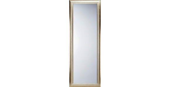 WANDSPIEGEL 50/140/1,80 cm    in rechteckig  - Silberfarben/Goldfarben, LIFESTYLE, Glas/Holz (50/140/1,80cm) - Landscape