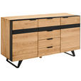SIDEBOARD  in 181/80/42 cm  - Wildeiche/Schwarz, KONVENTIONELL, Holz/Holzwerkstoff (181/80/42cm) - Landscape
