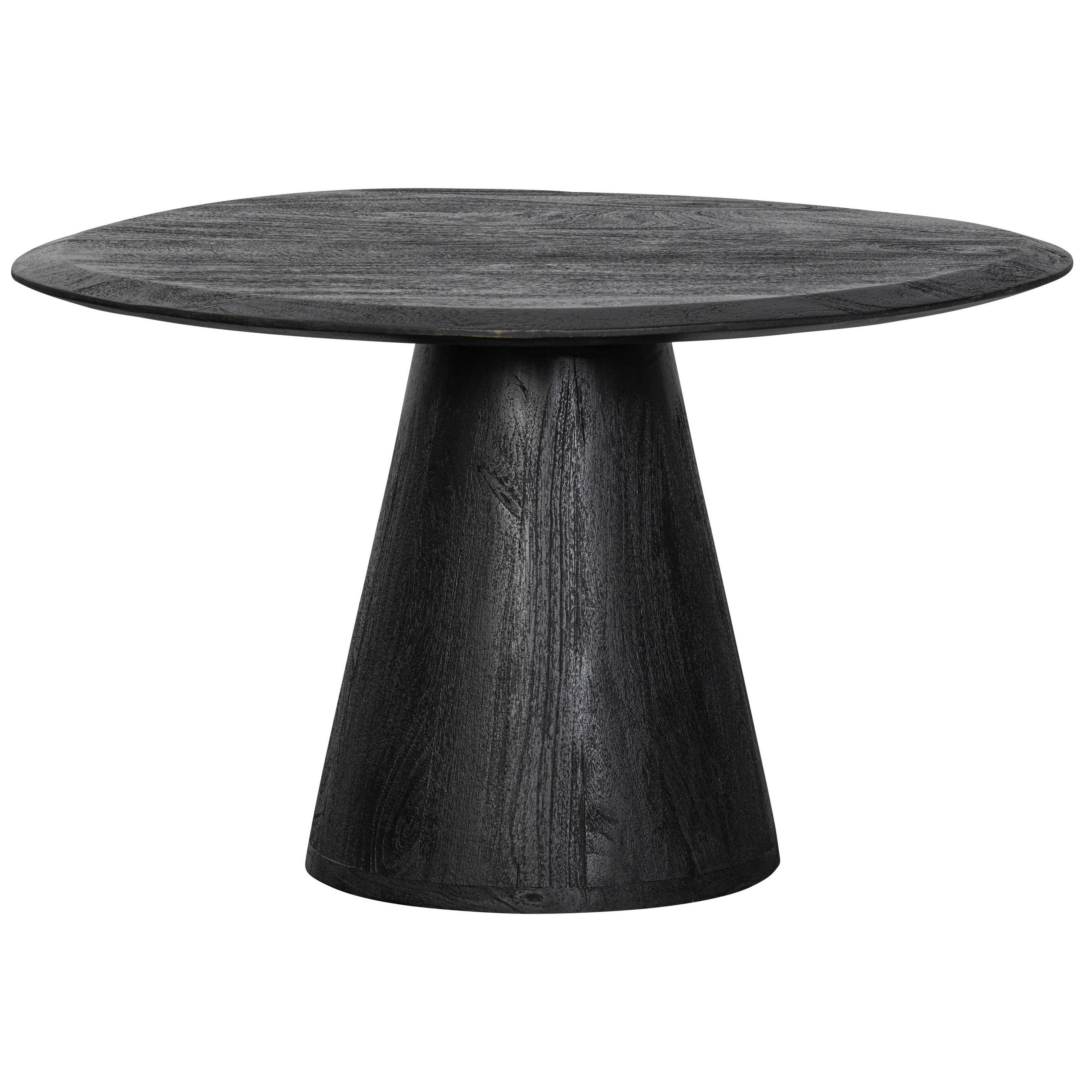 COUCHTISCH Posture Mangoholz massiv 70/63/42 cm Freiform Schwarz  - Schwarz, Design, Holz (70/63/42cm) - Livetastic