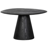 COUCHTISCH Posture Mangoholz massiv 70/63/42 cm Freiform Schwarz  - Schwarz, Design, Holz (70/63/42cm) - Livetastic