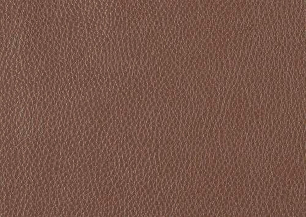 2,5-SITZER  in Echtleder Braun   - Schwarz/Braun, Design, Leder/Metall (200/102/92cm) - Johann Jakob