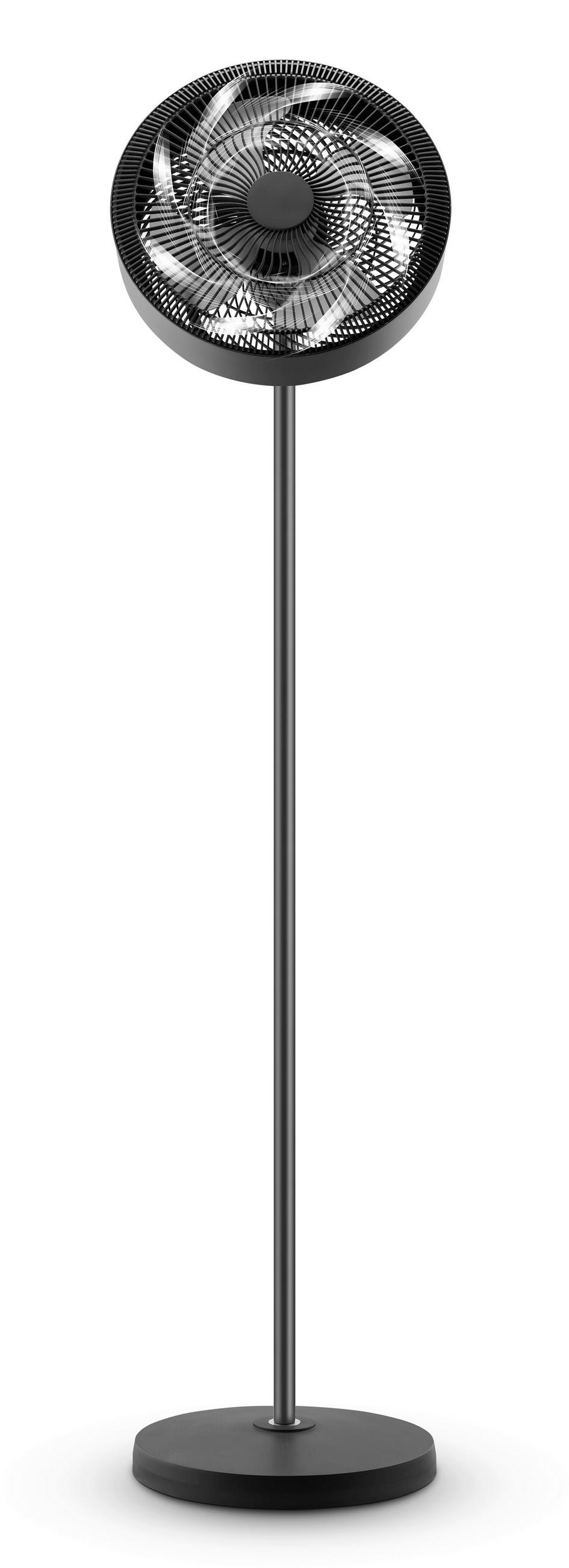 STANDVENTILATOR - Anthrazit, Basics, Kunststoff (35/35/162cm) - Trisa Electronics