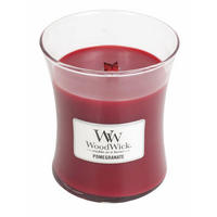 SVIJEĆA MIRISNA  crvena  - crvena, Basics, staklo/drvo (10/11/10cm) - WoodWick