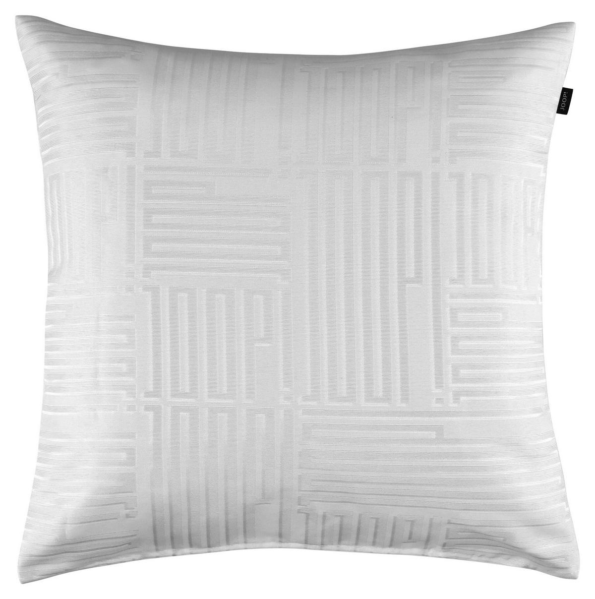 KISSENHÜLLE J!Fine Bars 50/50 cm  - Creme/Weiß, Design, Textil (50/50cm) - Joop!