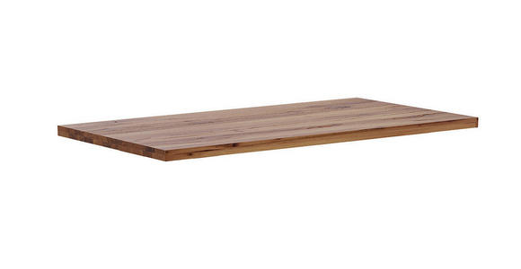 TISCHPLATTE Eiche massiv Eichefarben - Eichefarben, Design, Holz (160/90/6cm) - Waldwelt
