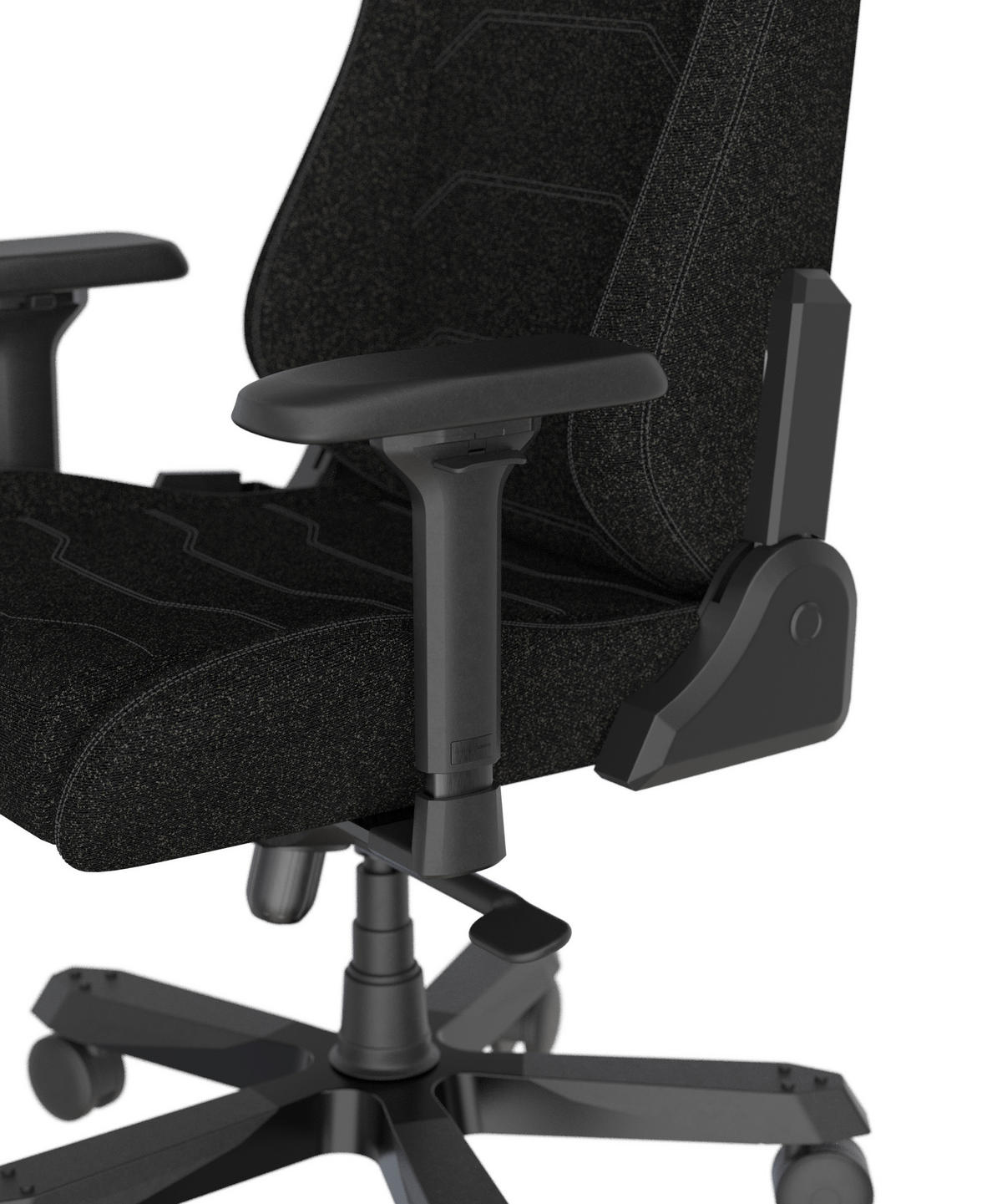 GAMINGSTUHL  in Schwarz  - Schwarz, KONVENTIONELL, Textil/Metall (70/133/70cm) - Dxracer