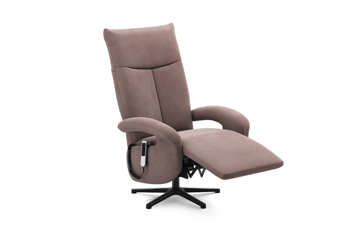 SESSEL in Flachgewebe Taupe  - Taupe/Schwarz, Konventionell, Textil/Metall (74/112/82cm) - Sit & More
