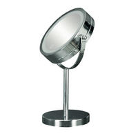 LEUCHTSPIEGEL 17,5/29,5/12 cm  - Chromfarben, Basics, Glas/Metall (17,5/29,5/12cm) - Kleine Wolke