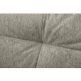 ECKSOFA in Flachgewebe Taupe  - Taupe/Schwarz, KONVENTIONELL, Textil/Metall (294/176cm) - Carryhome