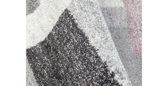 WEBTEPPICH 200/290 cm Astor Grid Grau, Flieder  - Flieder/Grau, KONVENTIONELL, Textil (200/290cm) - Novel