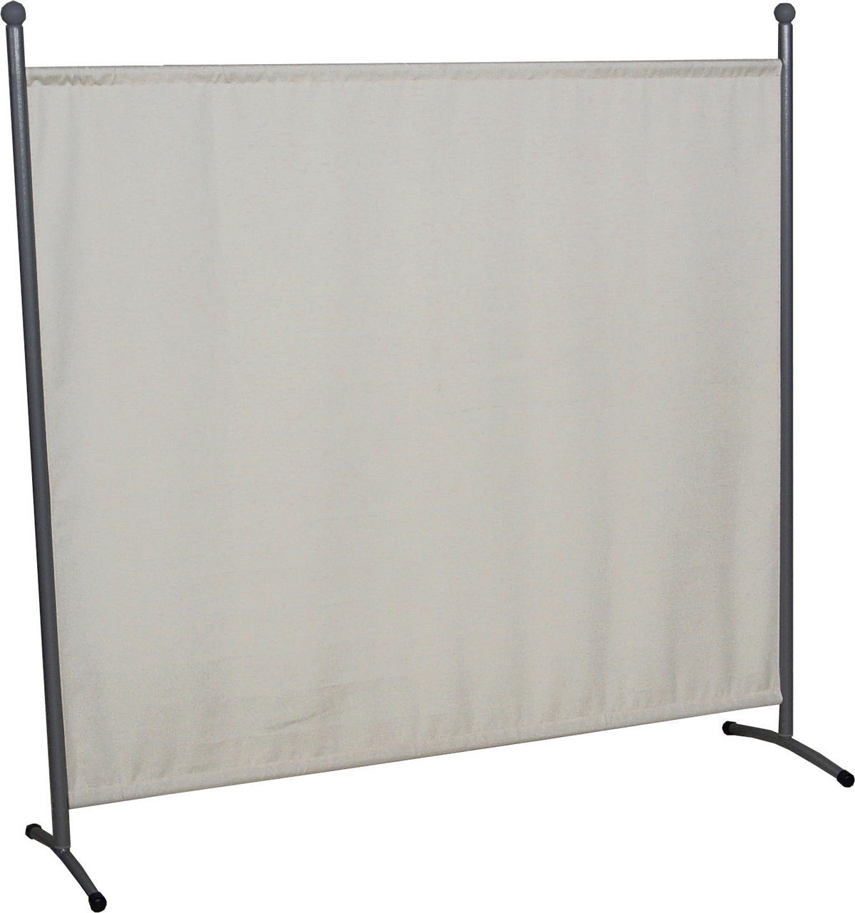 SICHTSCHUTZ - Beige/Grau, Basics, Textil/Metall (178/178/51cm) - Boxxx