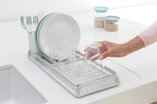 ODCEJALNIK POSODE SINK SIDE    20/12,6/46,3 cm                 - siva, Design, kovina/umetna masa (20/12,6/46,3cm) - Brabantia