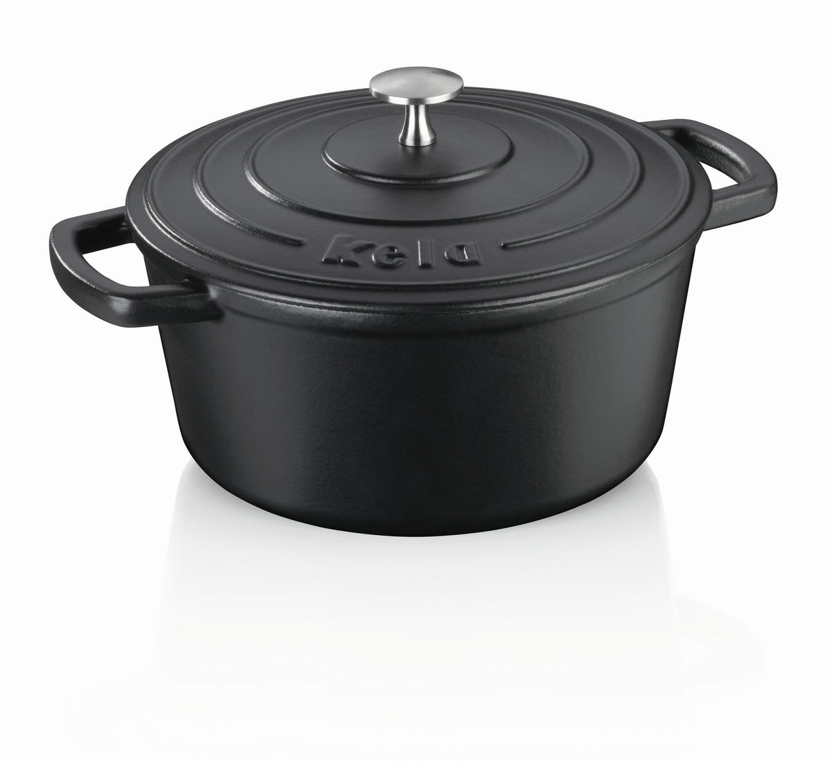 BRÄTER Calido 3,8 L  - Schwarz, KONVENTIONELL, Metall (24/12cm) - Kela