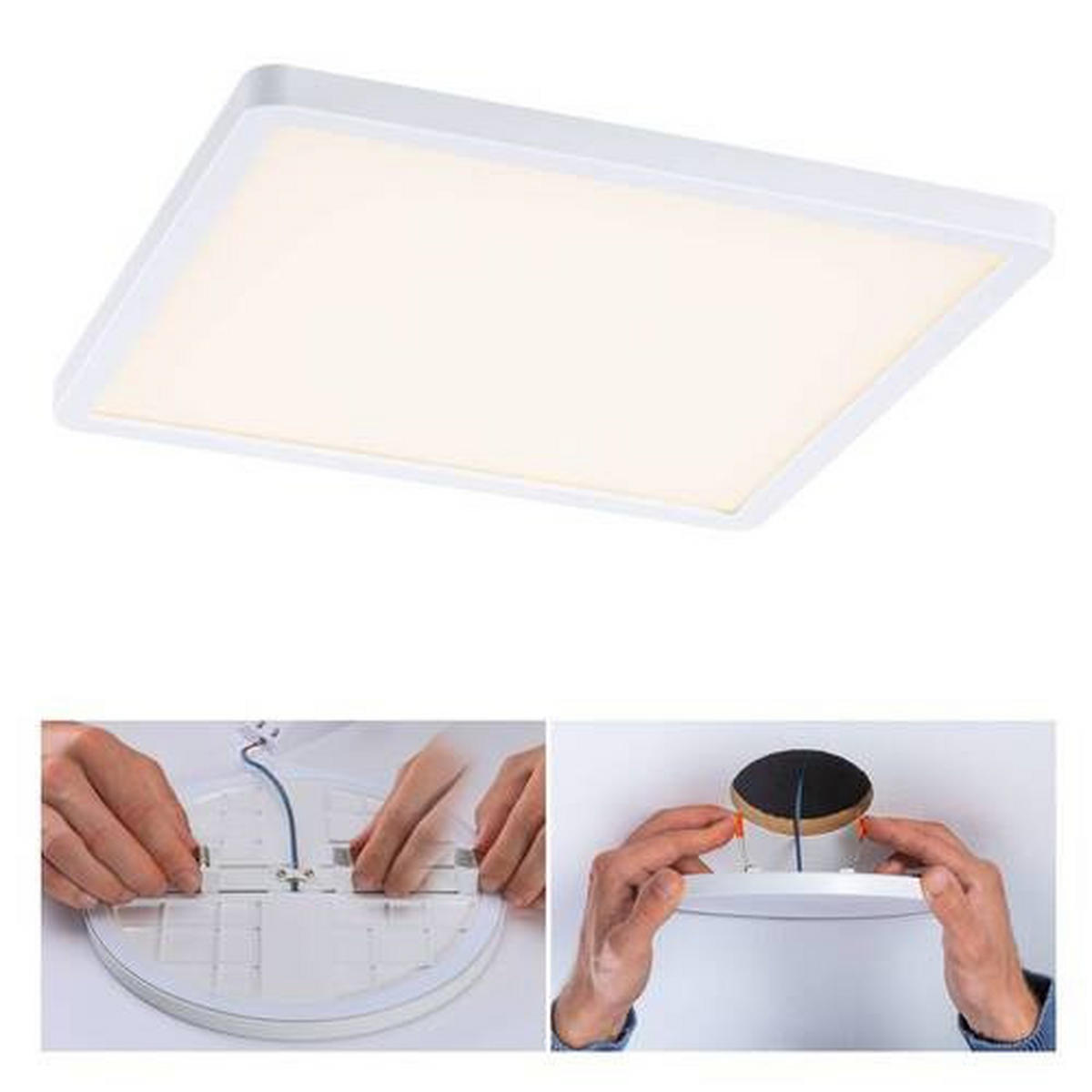 LED-PANEEL  - Weiß, Design, Kunststoff (23/23cm) - Paulmann