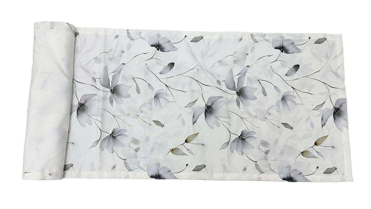 NADSTOLNJAK 45/150 cm    - siva, Romantično / Seoski, tekstil (45/150cm) - Esposa