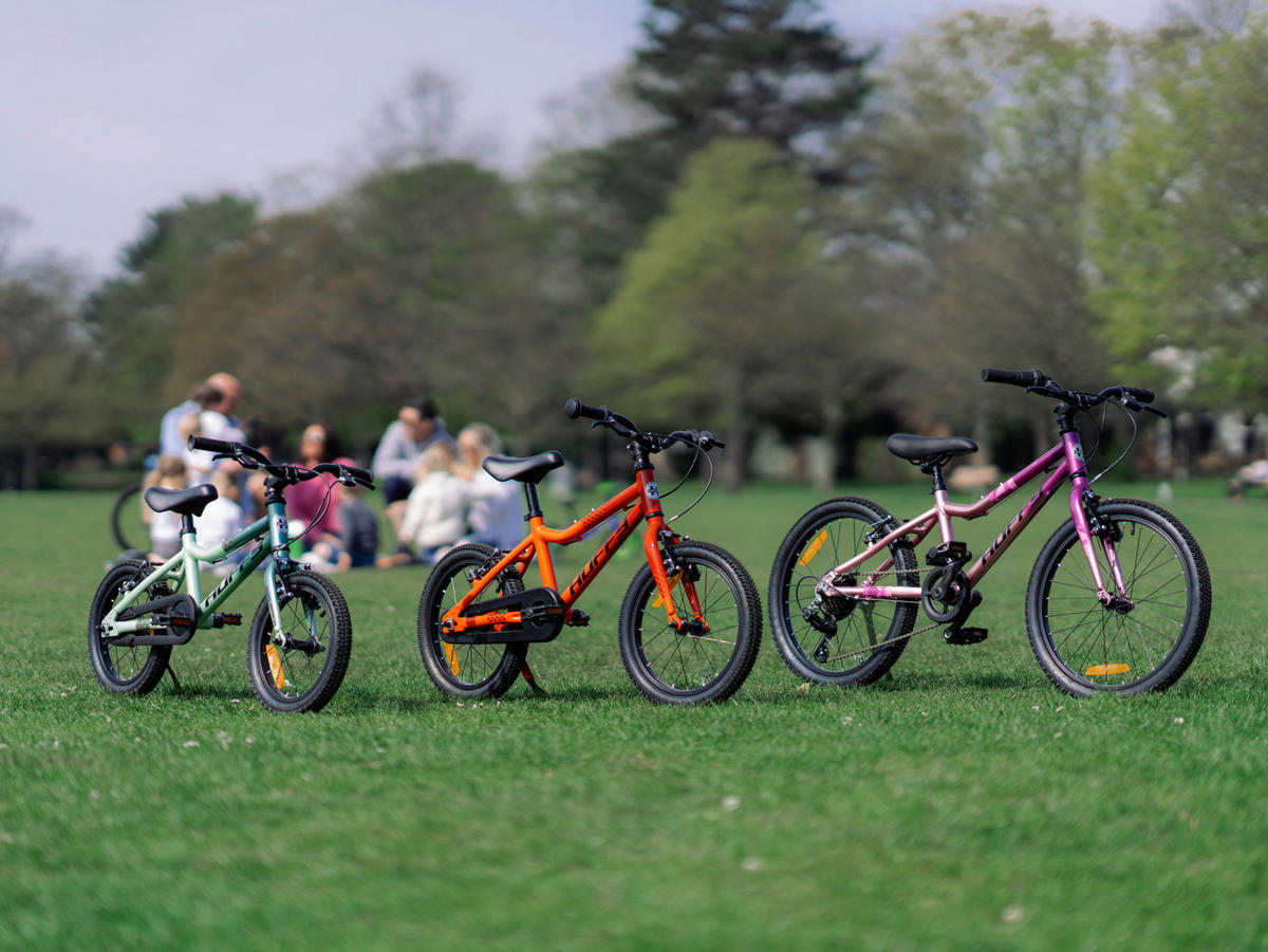 KINDERFAHRRAD 14 Zoll  - Grün, Basics, Metall (35/56/105cm)