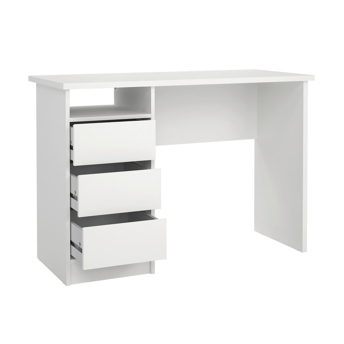 SCHREIBTISCH 110/48,5/76 cm  in Weiß  - Weiß, MODERN, Holzwerkstoff (110/48,5/76cm) - MID.YOU