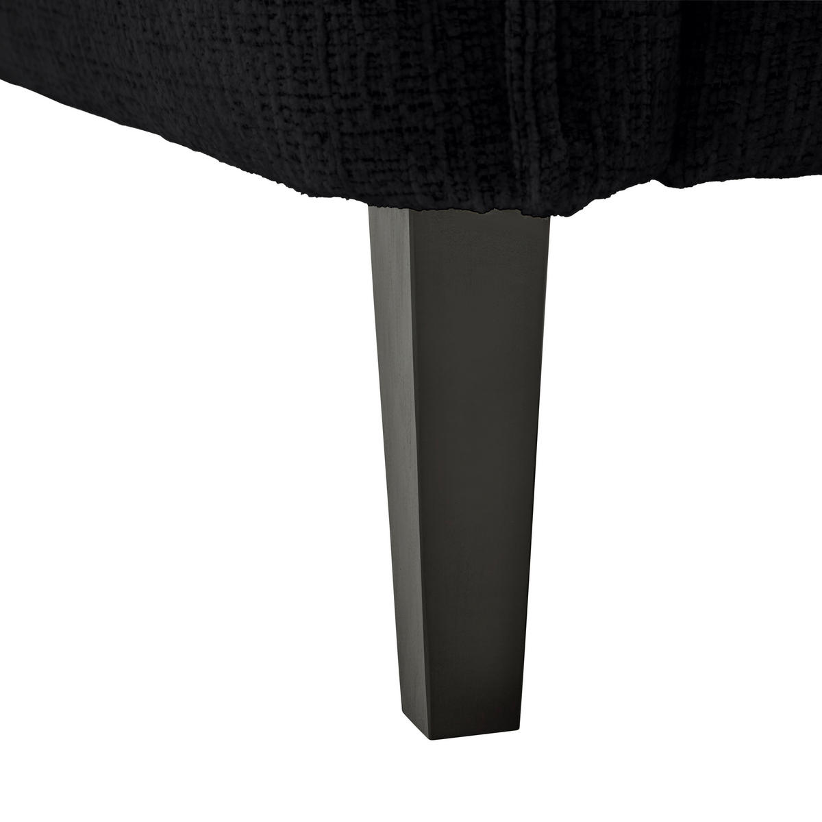 3-SITZER-SOFA Webstoff Schwarz  - Creme/Schwarz, Modern, Holz/Textil (183/85/92cm) - MID.YOU