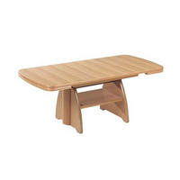 COUCHTISCH Eiche furniert 90-131/65/56-75 cm rechteckig Eichefarben  - Eichefarben, KONVENTIONELL, Holzwerkstoff (90-131/65/56-75cm) - Venda