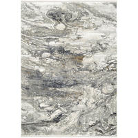 WEBTEPPICH 67/130 cm Lille Grau, Goldfarben  - Goldfarben/Grau, Design, Textil (67/130cm) - Dieter Knoll