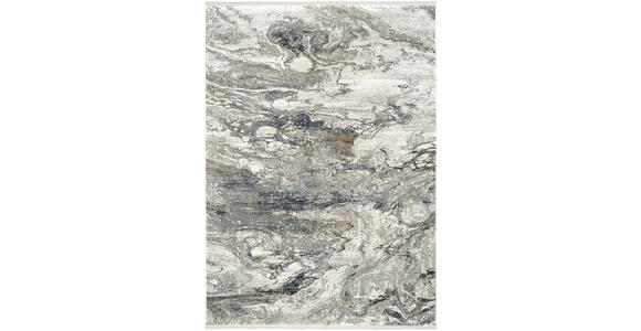 WEBTEPPICH 67/130 cm Lille Grau, Goldfarben  - Goldfarben/Grau, Design, Textil (67/130cm) - Dieter Knoll