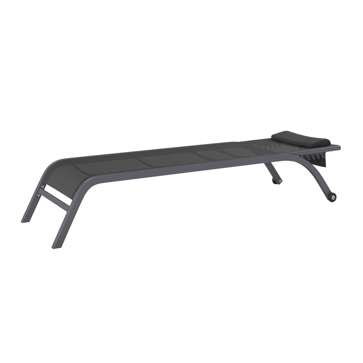 SONNENLIEGE 198/34/87/62 cm  - Grau, MODERN, Textil/Metall (198/34/87/62cm) - Ambia Garden