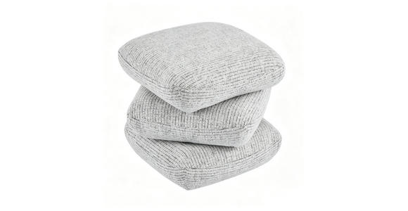 HOCKER in Textil Beige  - Beige, KONVENTIONELL, Textil (55/45/55cm) - Xora