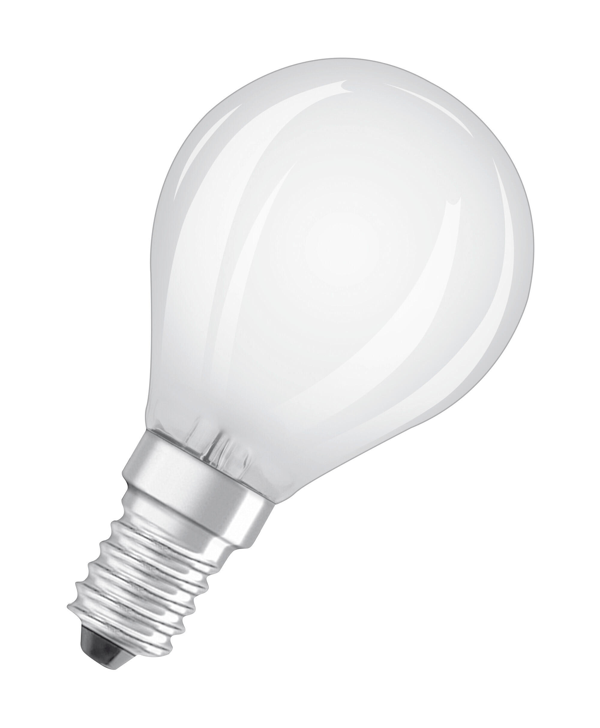 LED-LEUCHTMITTEL   E14 4,2 W 470 lm  - Weiß, Basics, Glas (4,5/8,4cm) - Osram